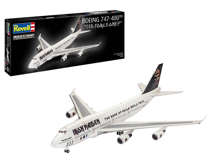 Revell Iron Maiden Boeing 747-400 Ed Force One Plastic Model Kit