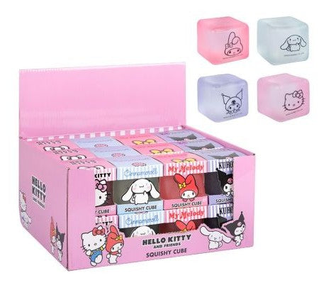 RMS Hello Kitty Squishy Cube Fidget Toy Asst