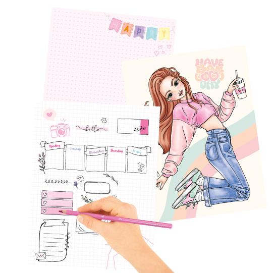 TOPModel Mood Colouring Book With Light