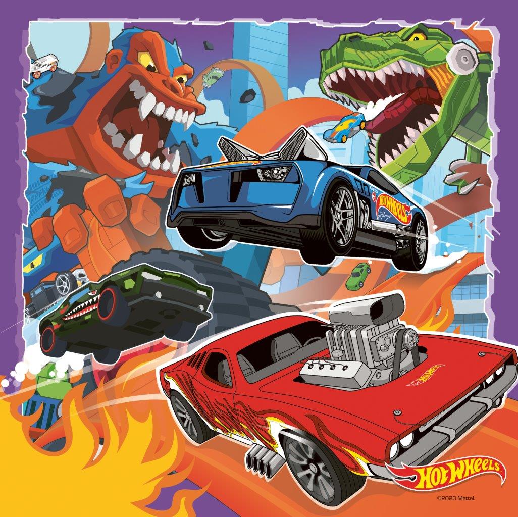 Ravensburger Hot Wheels 3x49 Piece Jigsaw Puzzle