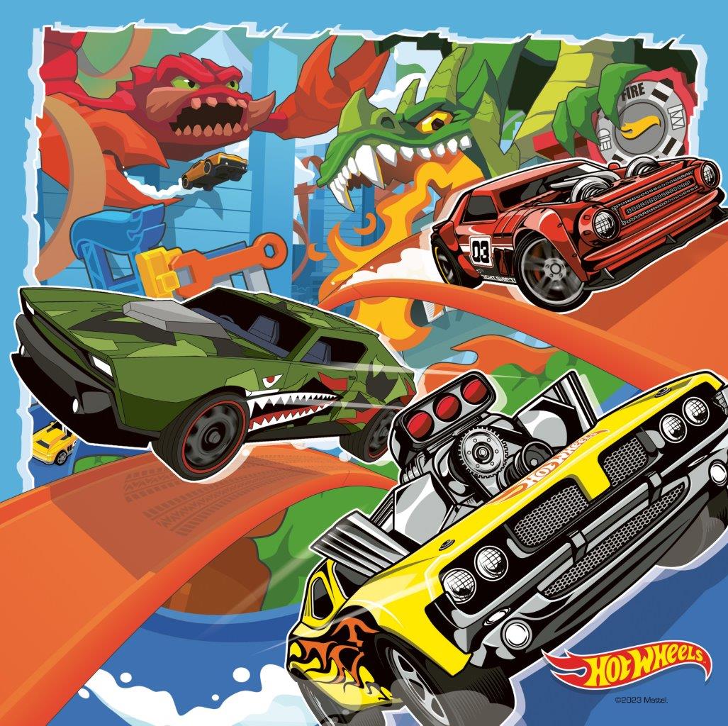 Ravensburger Hot Wheels 3x49 Piece Jigsaw Puzzle