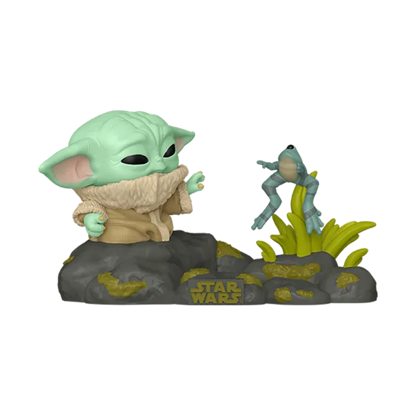 Funko POP! Deluxe: Star Wars: The Mandalorian - Grogu with Frog