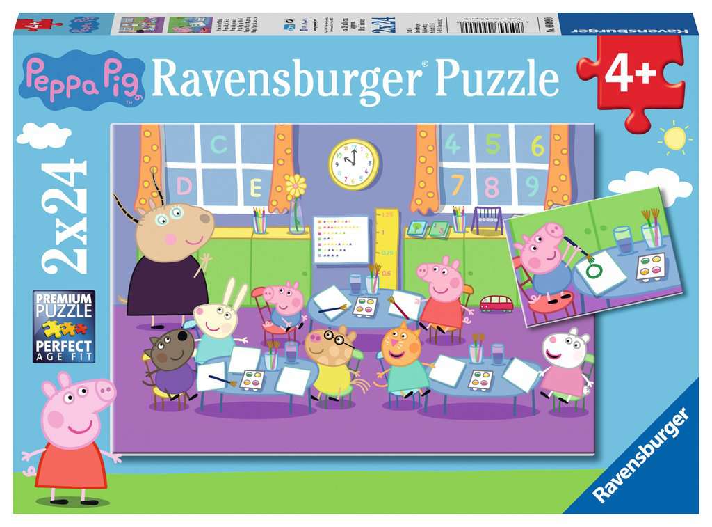 Ravensburger Peppa Pig 2x24 Piece Jigsaw Puzzle