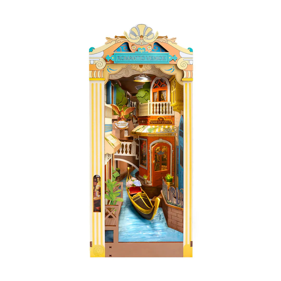 Rolife Romantic Venice DIY Book Nook Kit