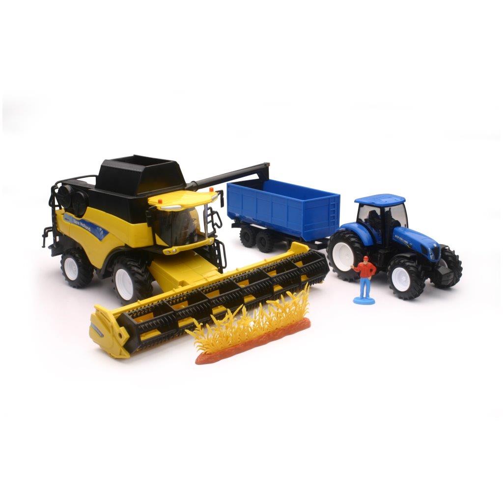 New Holland 1:32 Tractor And Harvester