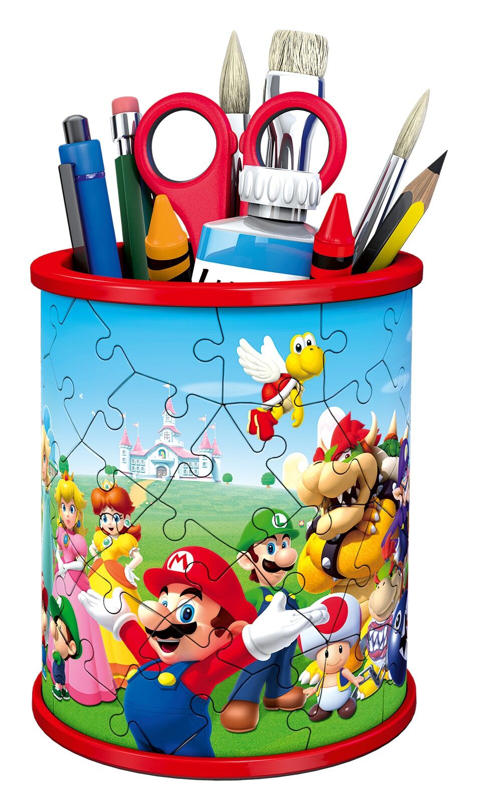 Super Mario Pencil Holder 3D Puzzle, 54pc