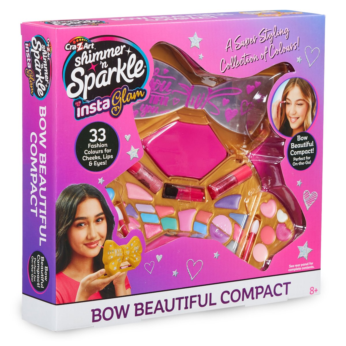 Shimmer N Sparkle Instaglam Bow Beautiful Compact