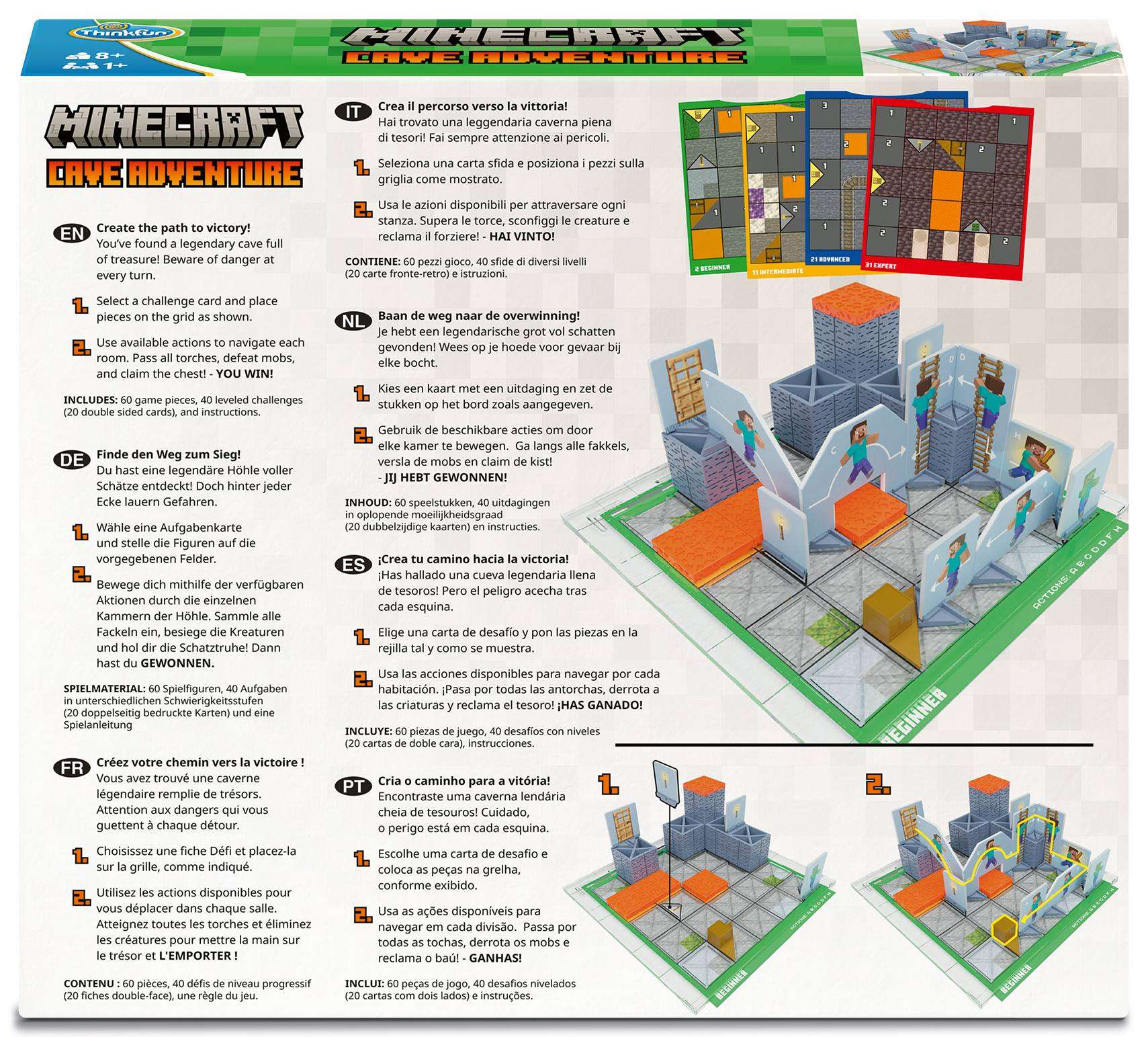 Thinkfun Minecraft Cave Adventure Board Game