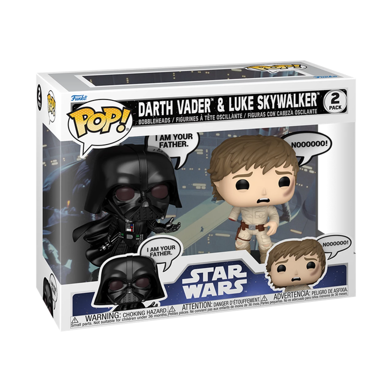 Funko POP! Star Wars: Sayings Vader & Luke 2 Pack