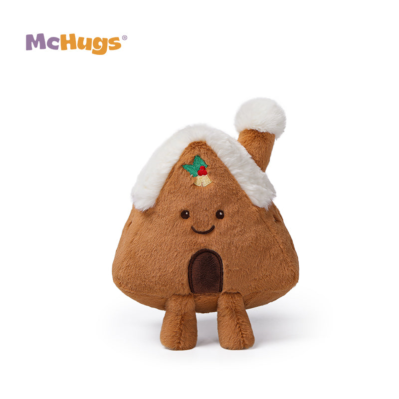 McHugs Christmas Star Wish Gingerbread House Plush Decoration