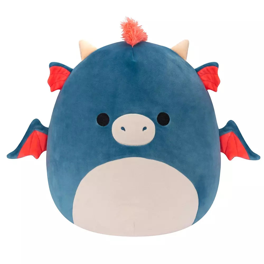 Squishmallows 20" Carin Blue and Orange Dragon