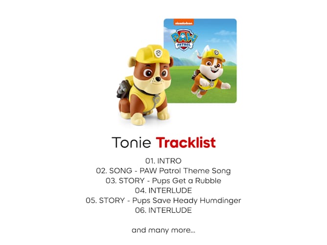 Tonies PAW Patrol Rubble Audio Character