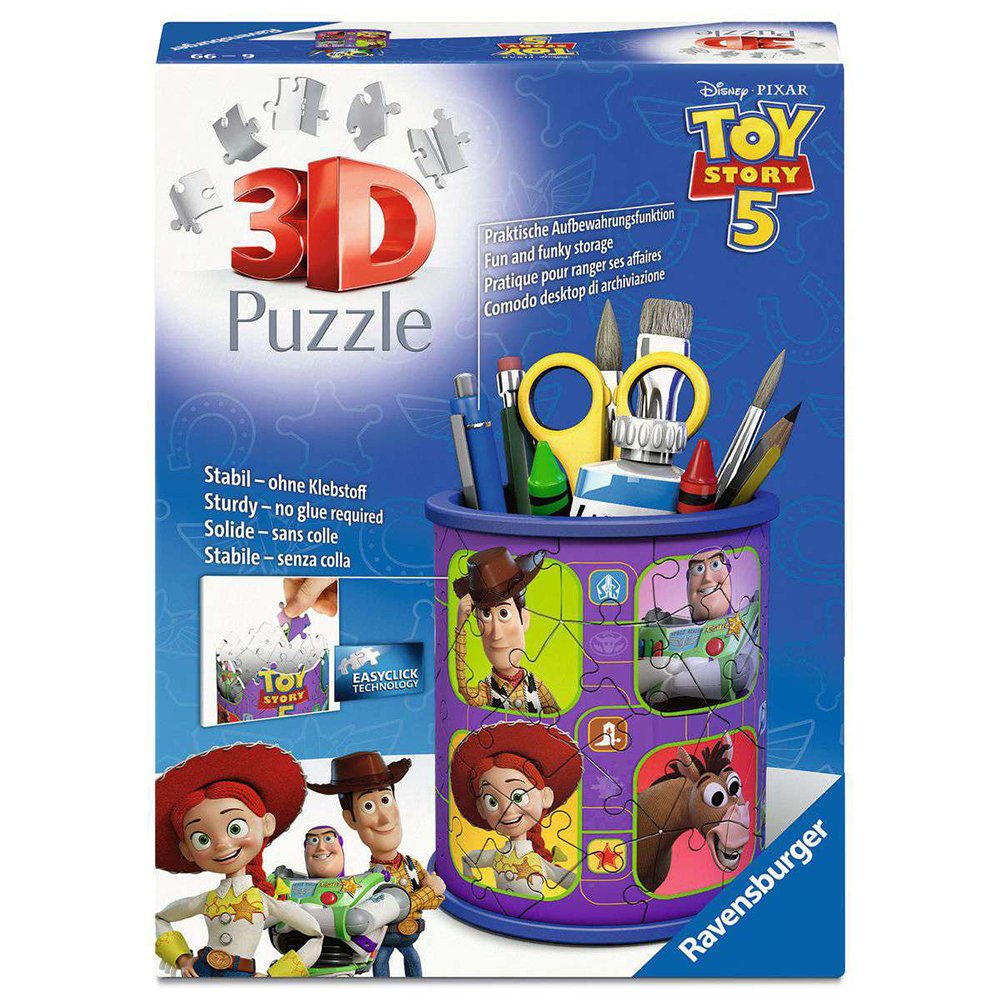 Ravensburger Disney Pixar Toy Story Pencil Cup 54 Piece 3D Jigsaw Puzzle