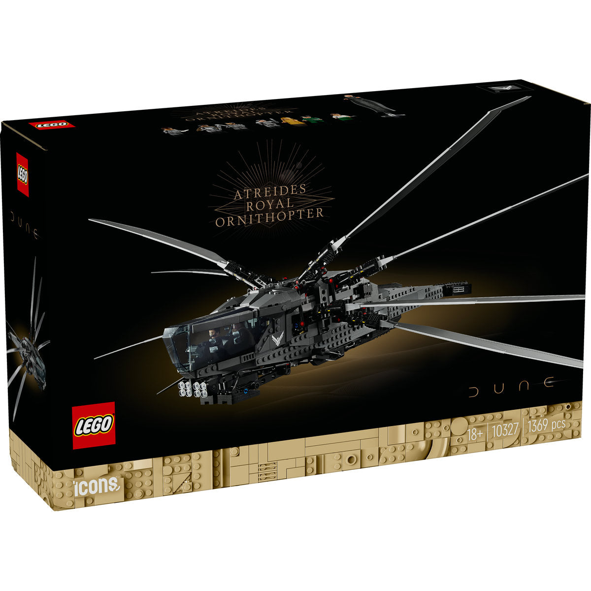 LEGO Icons Dune Atreides Royal Ornithopter 10327 - Moons Toystore