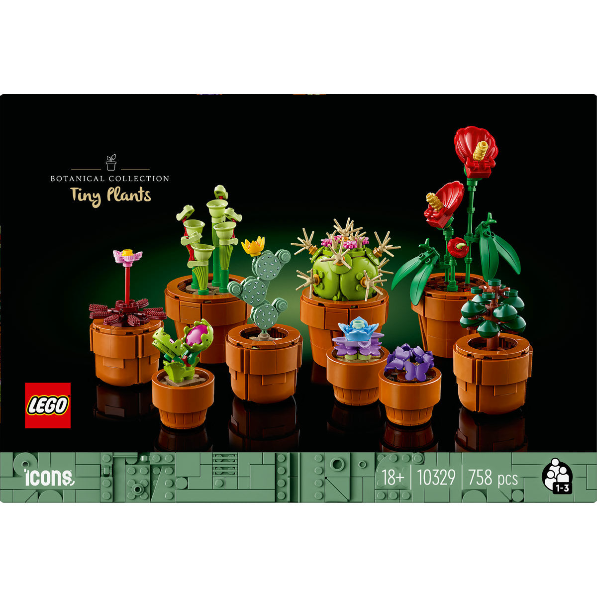 LEGO Icons Tiny Plants Flowers Botanical Set 10329 - Moons Toystore