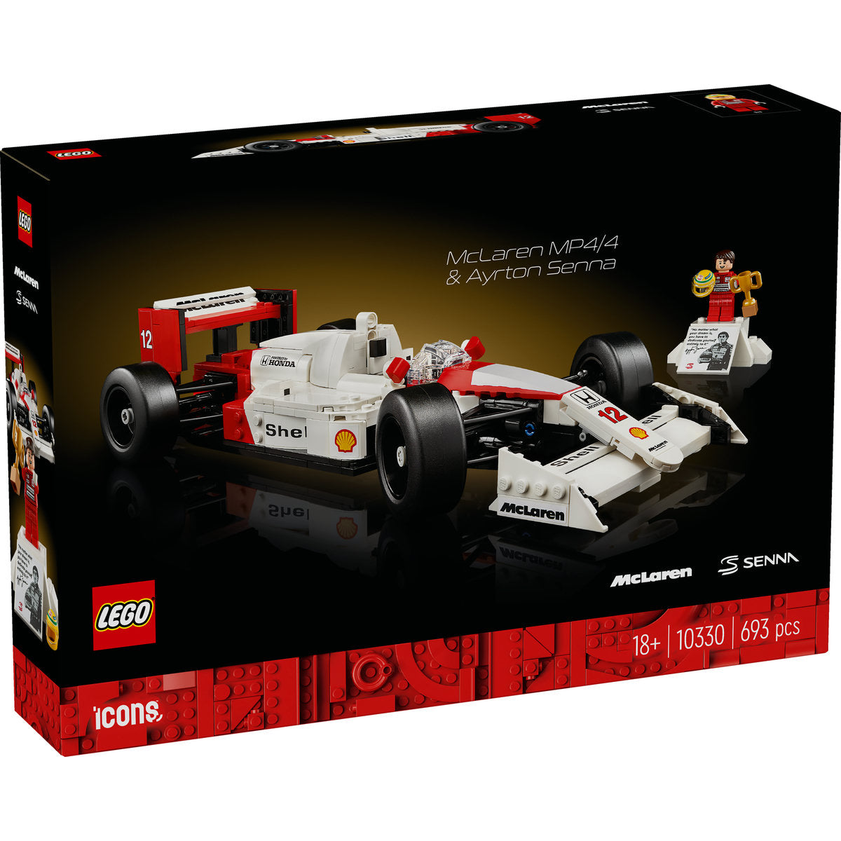 LEGO Icons McLaren MP4/4 & Ayrton Senna Set 10330