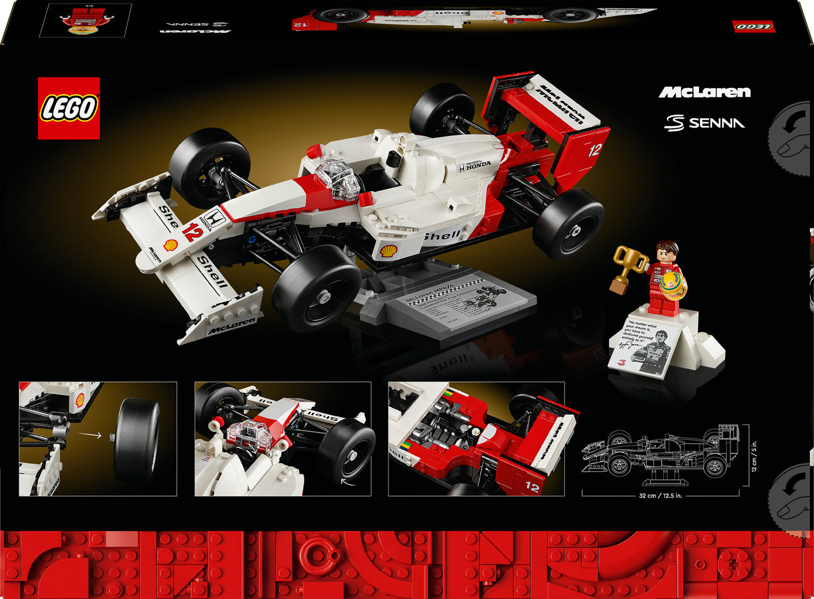 LEGO Icons McLaren MP4/4 & Ayrton Senna Set 10330