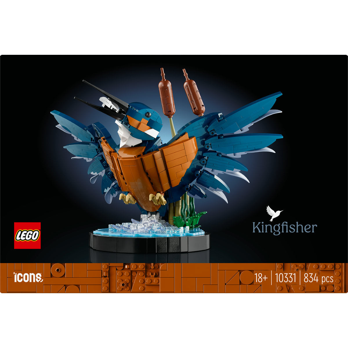 LEGO Icons Kingfisher Bird Set for Adults 10331 - Moons Toystore