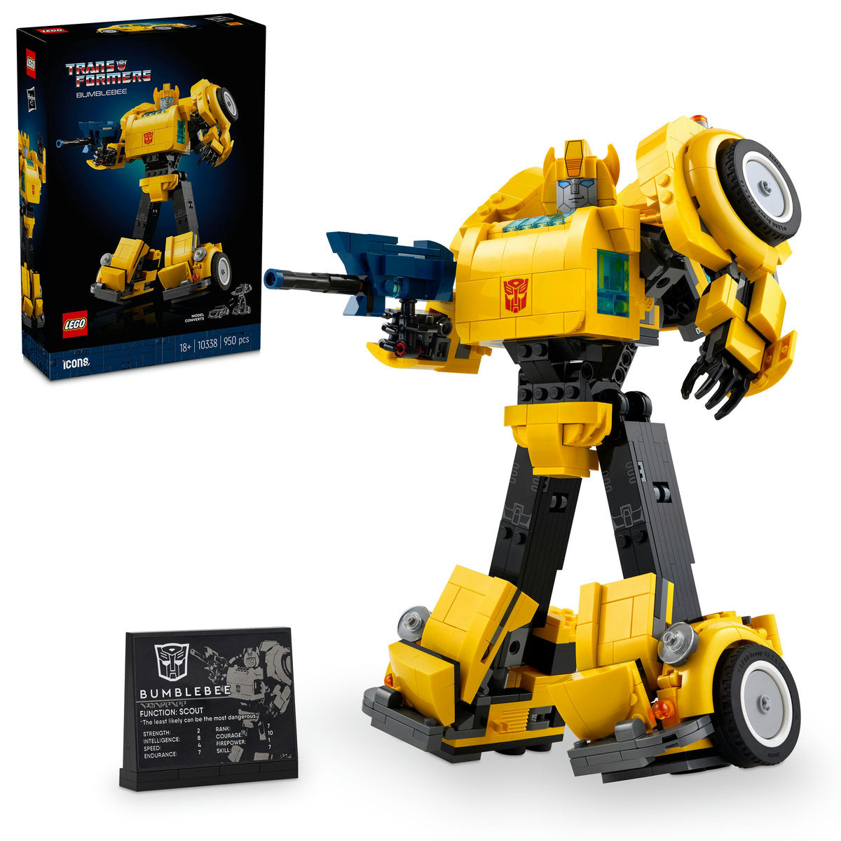 LEGO Icons Transformers Bumblebee Model Set 10338