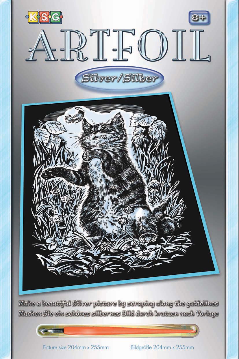 Artfoil Silver Kitten