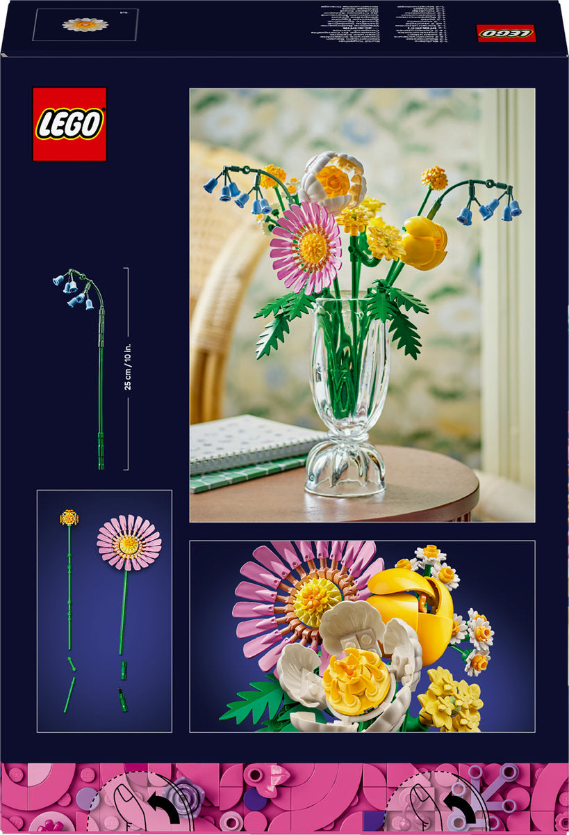 LEGO Botanicals Petite Sunny Bouquet Flower Decor Set 10347
