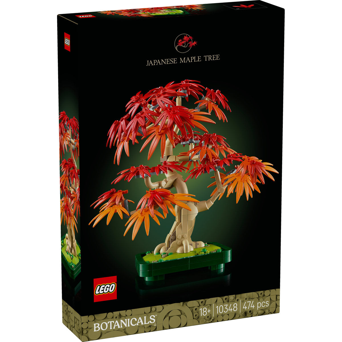 LEGO Botanicals Japanese Red Maple Bonsai Tree Plant Decor 10348