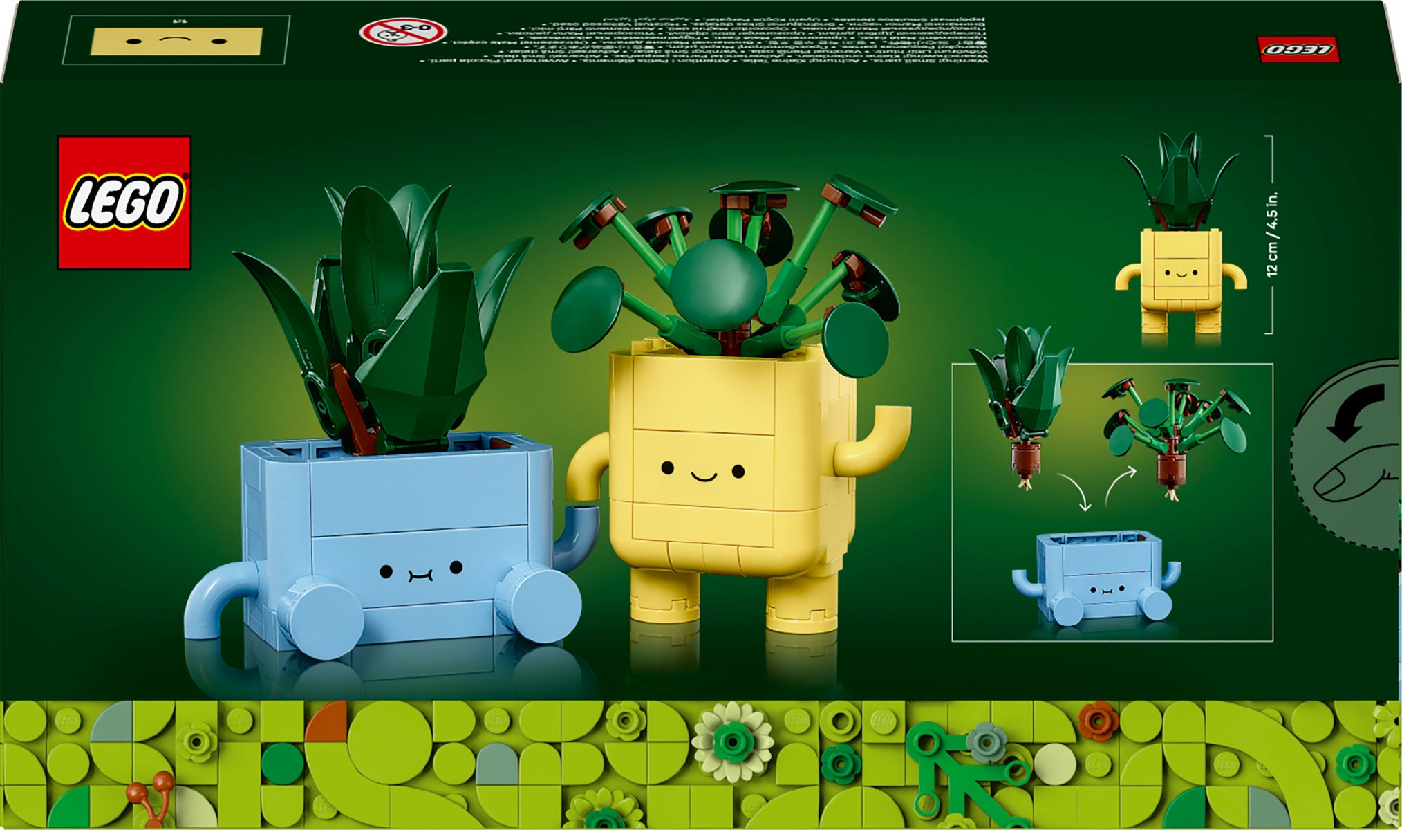 LEGO Botanicals Happy Plants Shelf Decor 10349