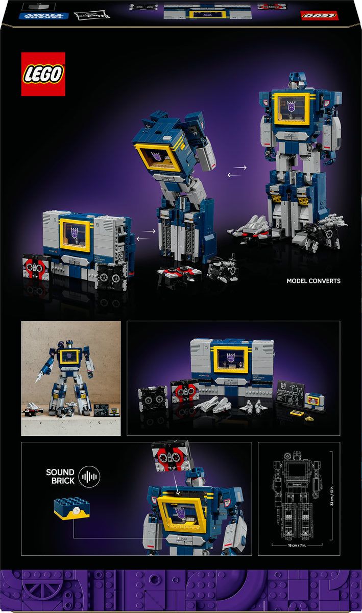 LEGO Icons Transformers: Soundwave Model Kit 10358