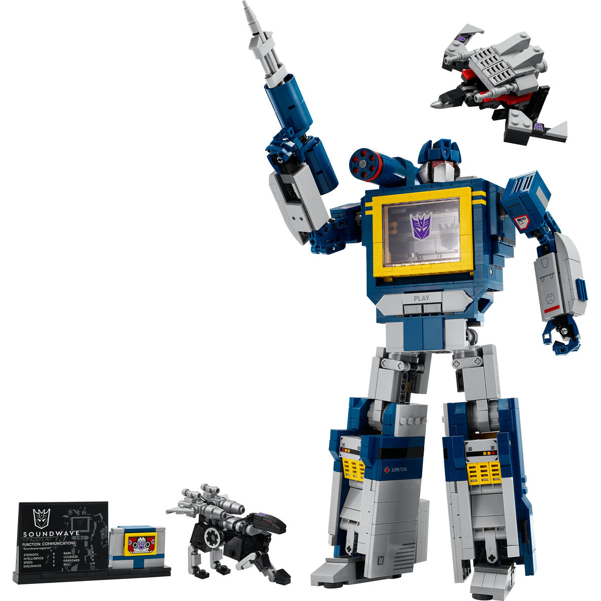 LEGO Icons Transformers: Soundwave Model Kit 10358