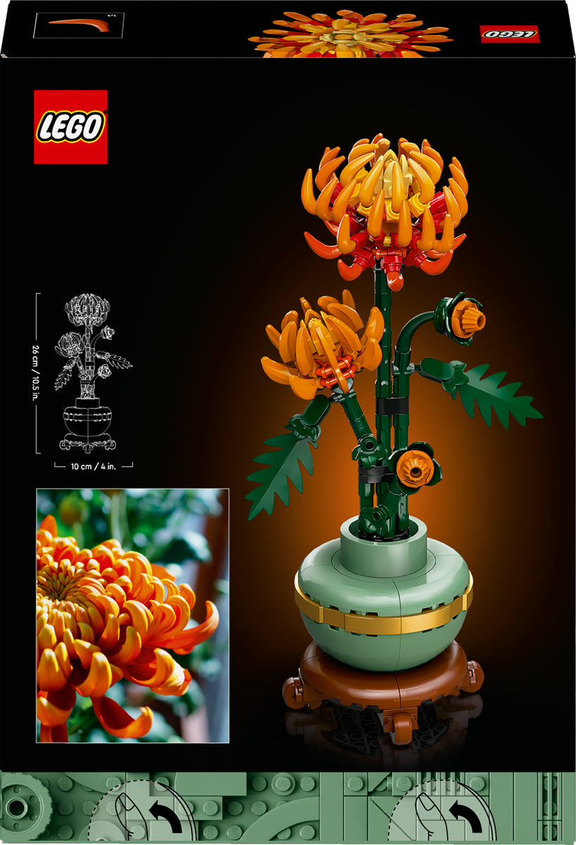 LEGO Icons Chrysanthemum Flower Set for Adults 10368 - Moons Toystore