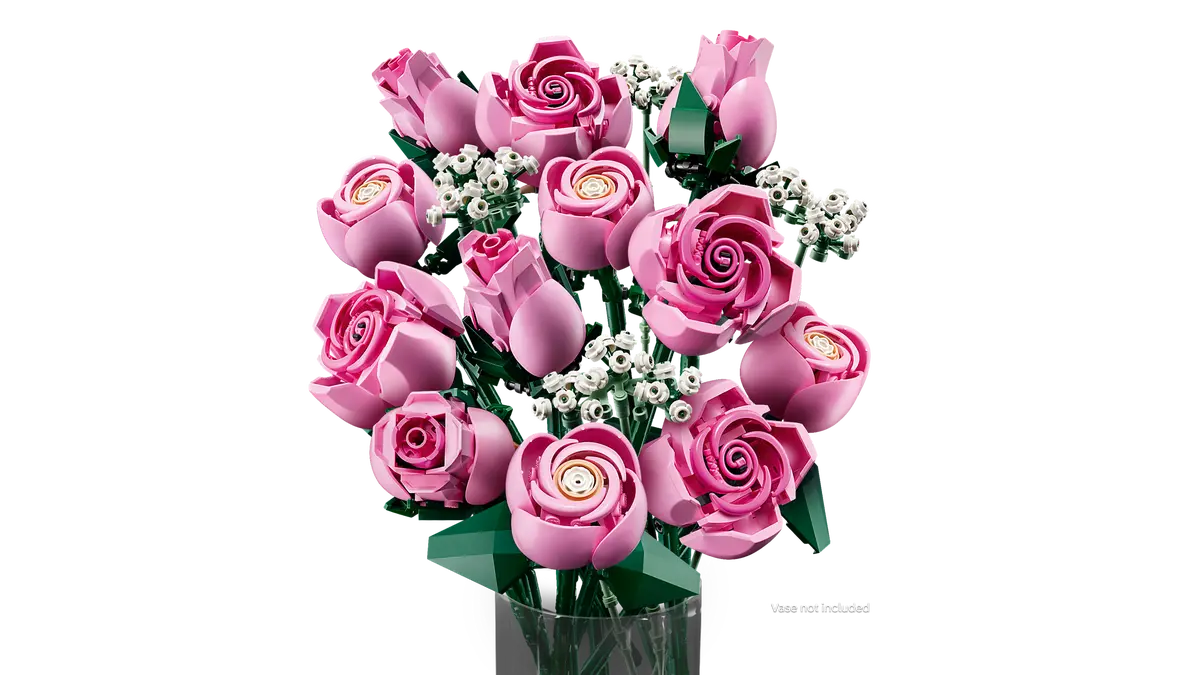Lego Bouquet Of Pink Roses