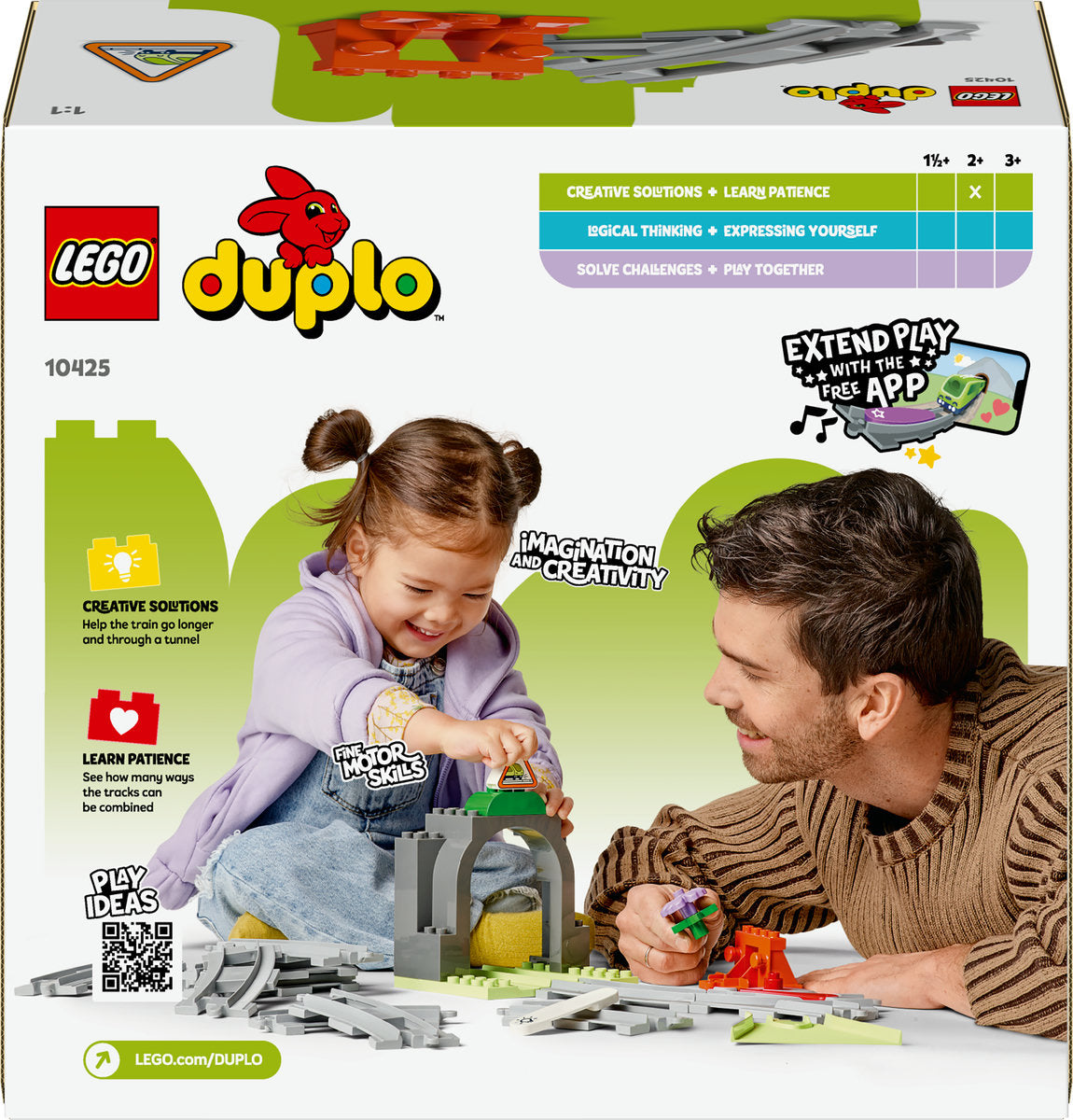 LEGO DUPLO Train Tunnel and Tracks Expansion Set 10425