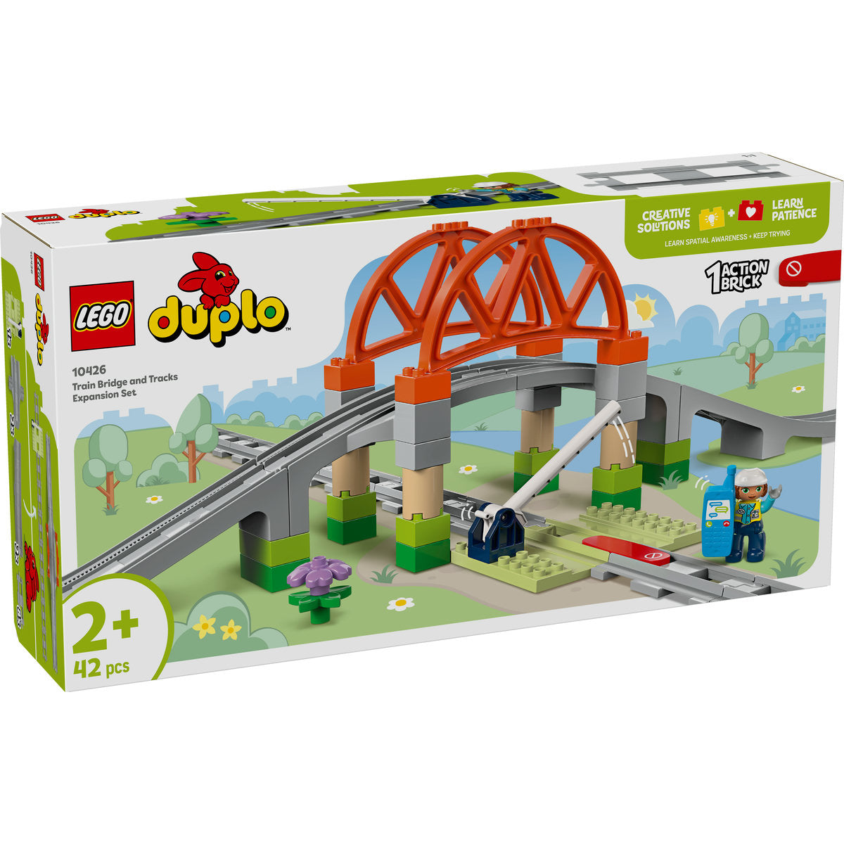 LEGO DUPLO Train Bridge and Tracks Expansion 10426