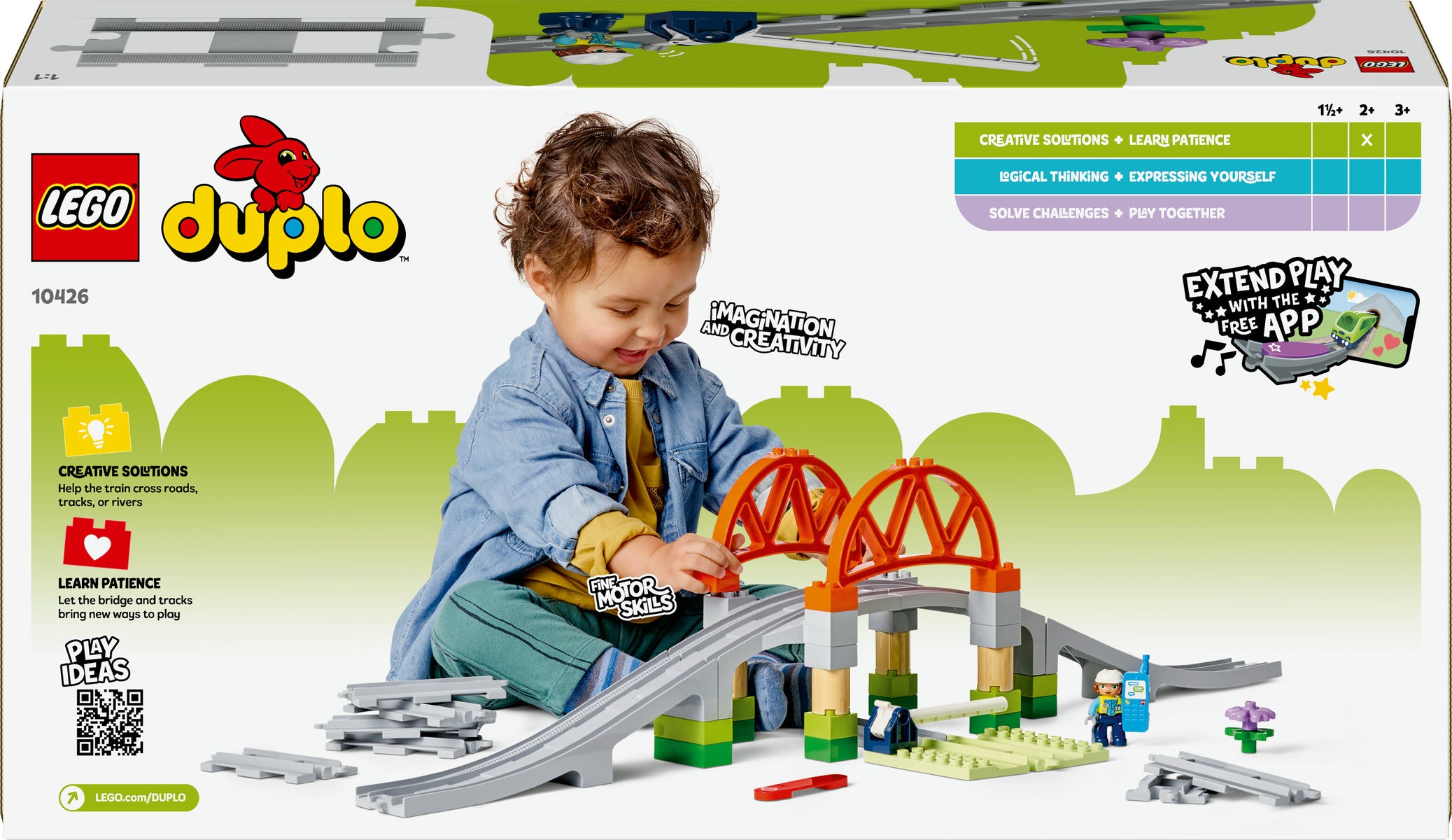 LEGO DUPLO Train Bridge and Tracks Expansion 10426