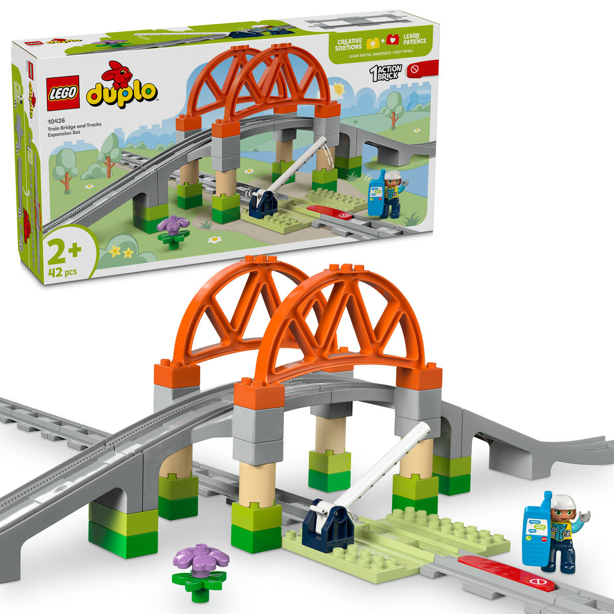 LEGO DUPLO Train Bridge and Tracks Expansion 10426