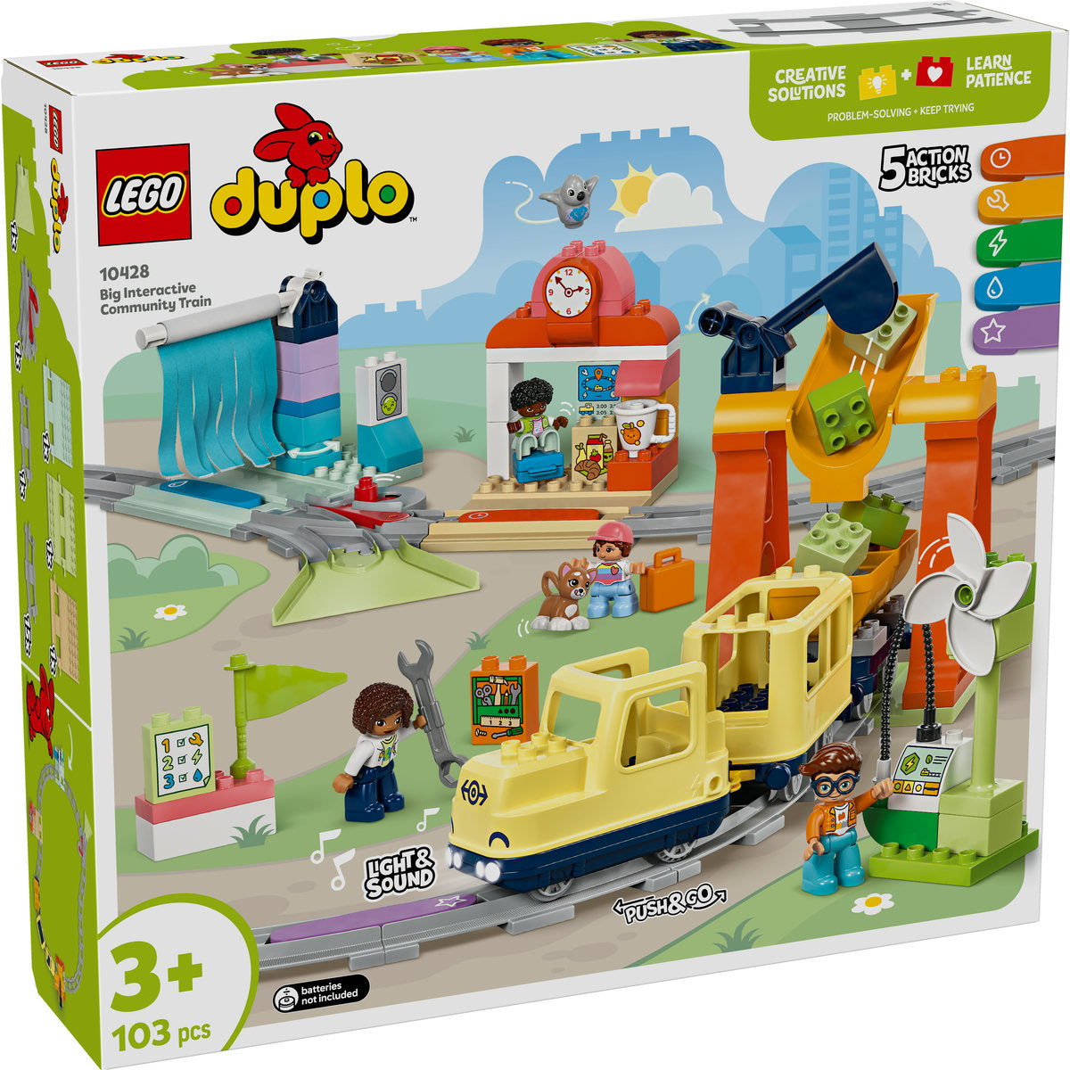 LEGO DUPLO Big Interactive Community Train Toy 10428
