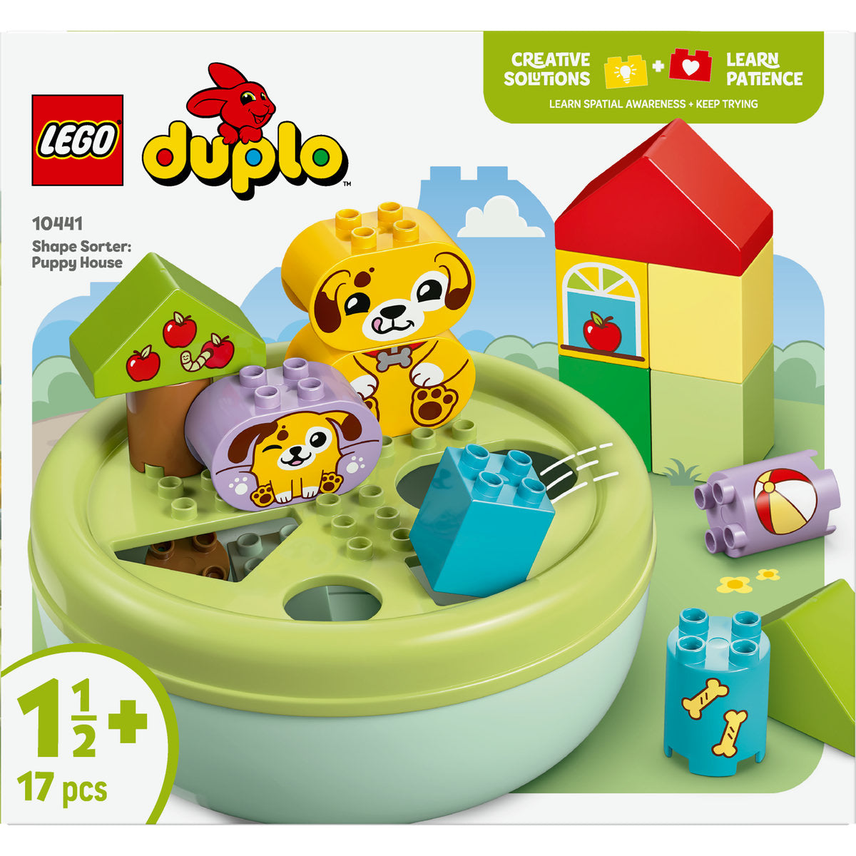 LEGO DUPLO My First Shape Sorter: Puppy House Toddler Learning Toy 10441
