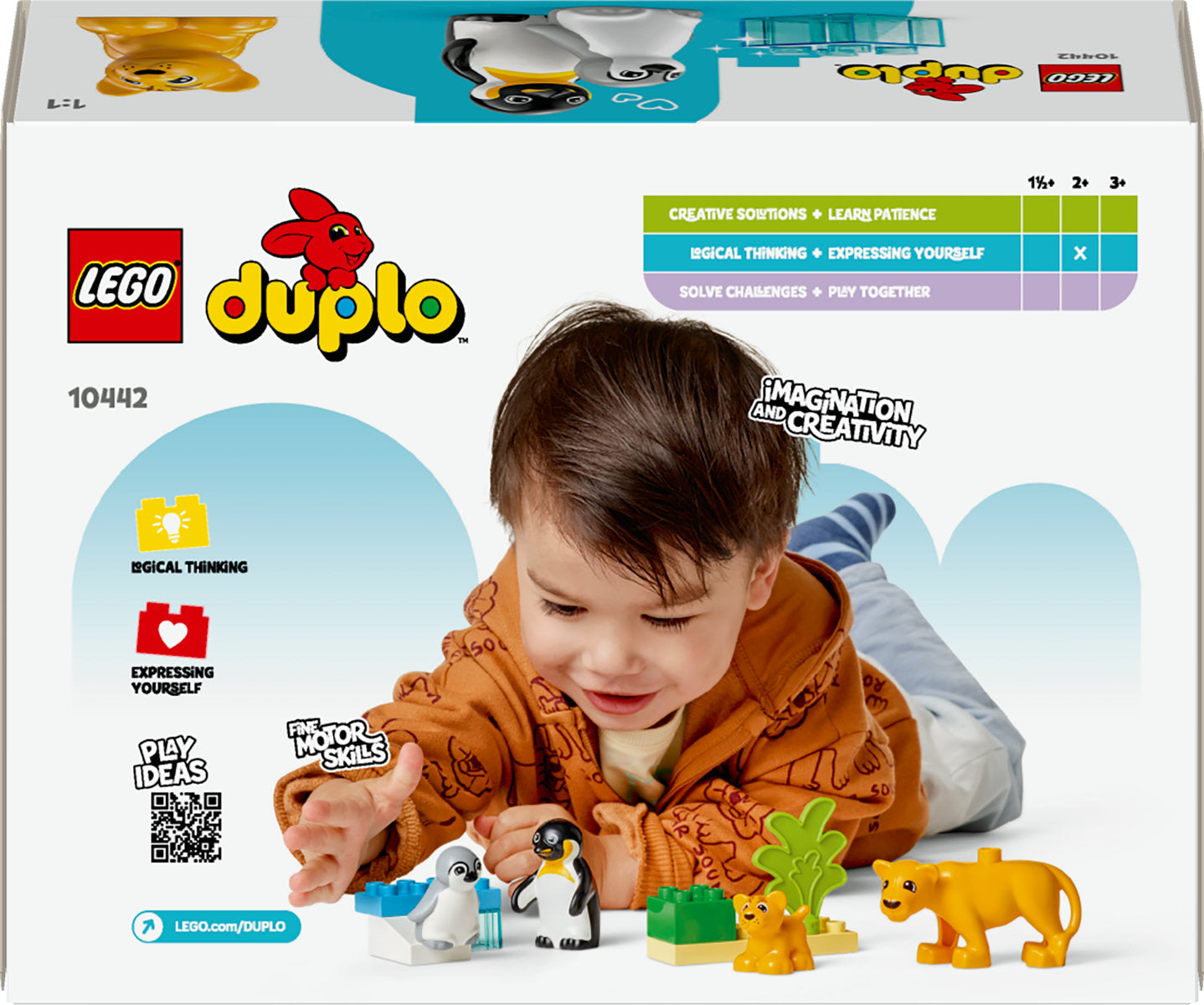 LEGO DUPLO Wild Animal Families: Penguins & Lions 10442