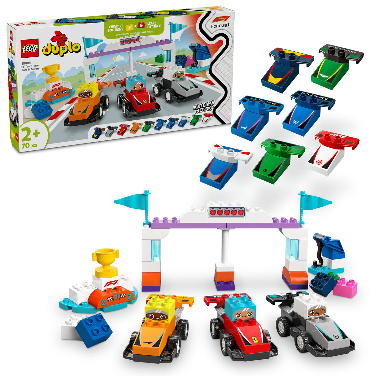 LEGO F1® Team Race Cars & Drivers 10445
