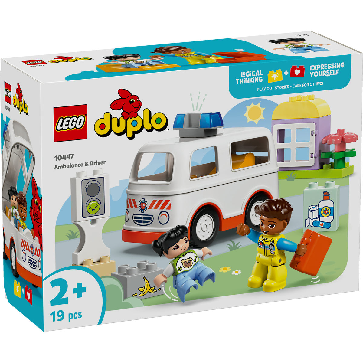 LEGO DUPLO Ambulance & Driver Educational Toys 10447