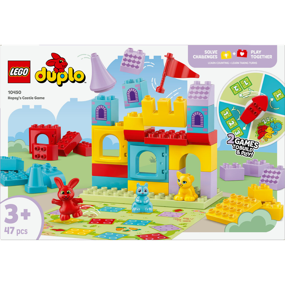 LEGO DUPLO Hopsy’s Castle Game Learn-Through-Play Building Toy 10450