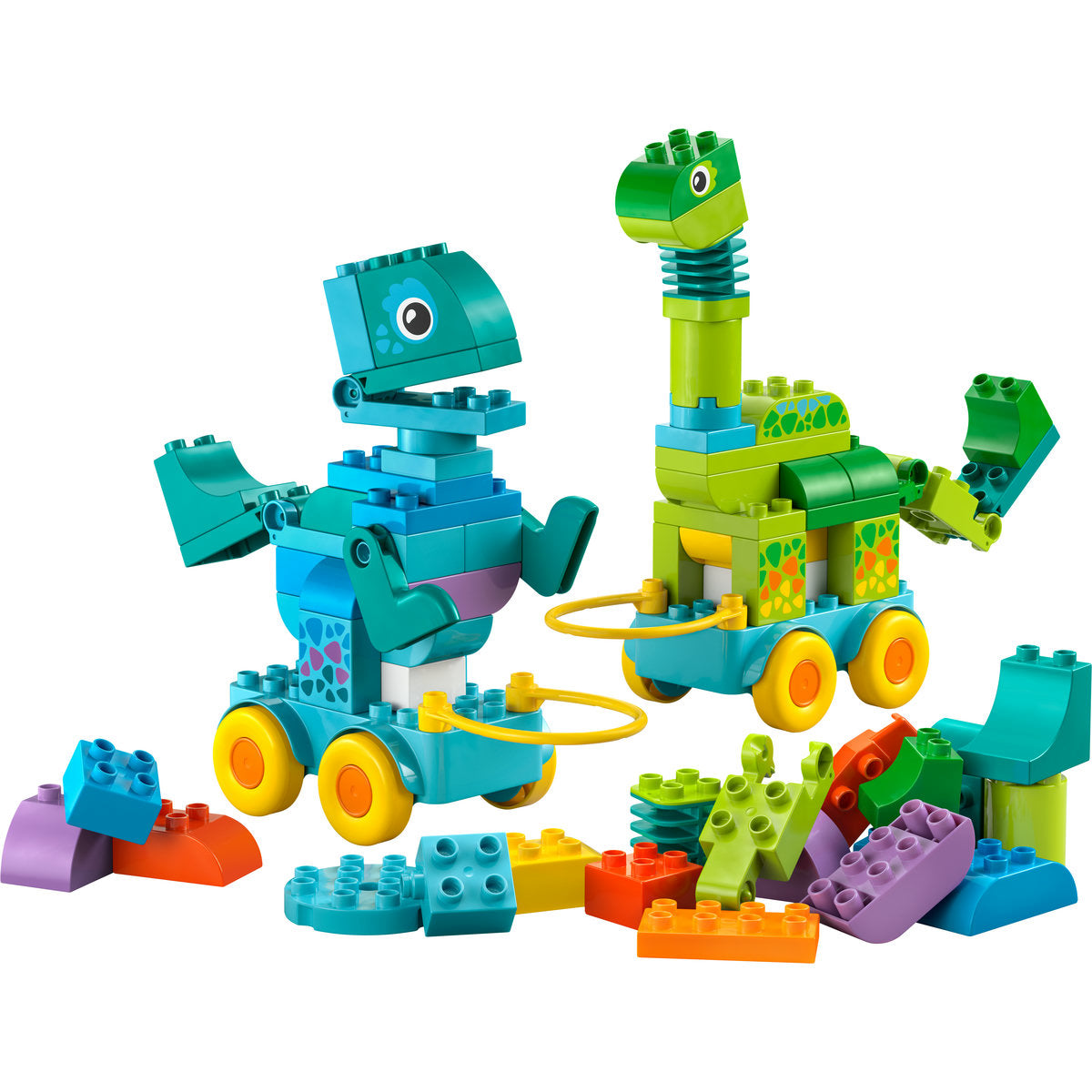 LEGO DUPLO Town 3in1 Dinosaurs on Wheels Learn-Through-Play Toddler Toy 10451
