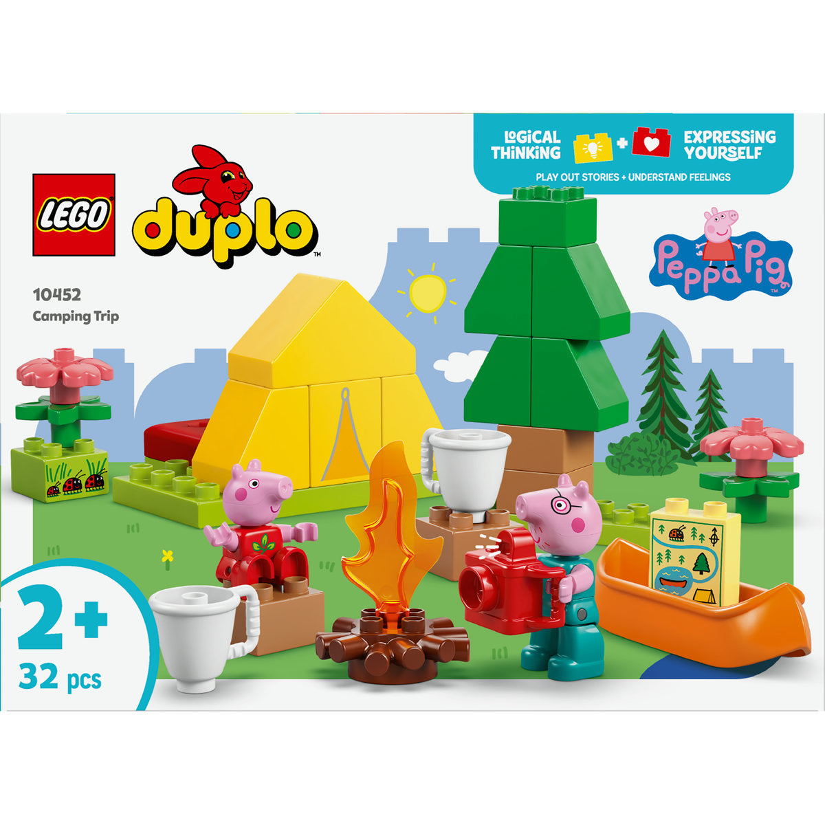 LEGO DUPLO Peppa Pig Camping Trip Building Toy 10452