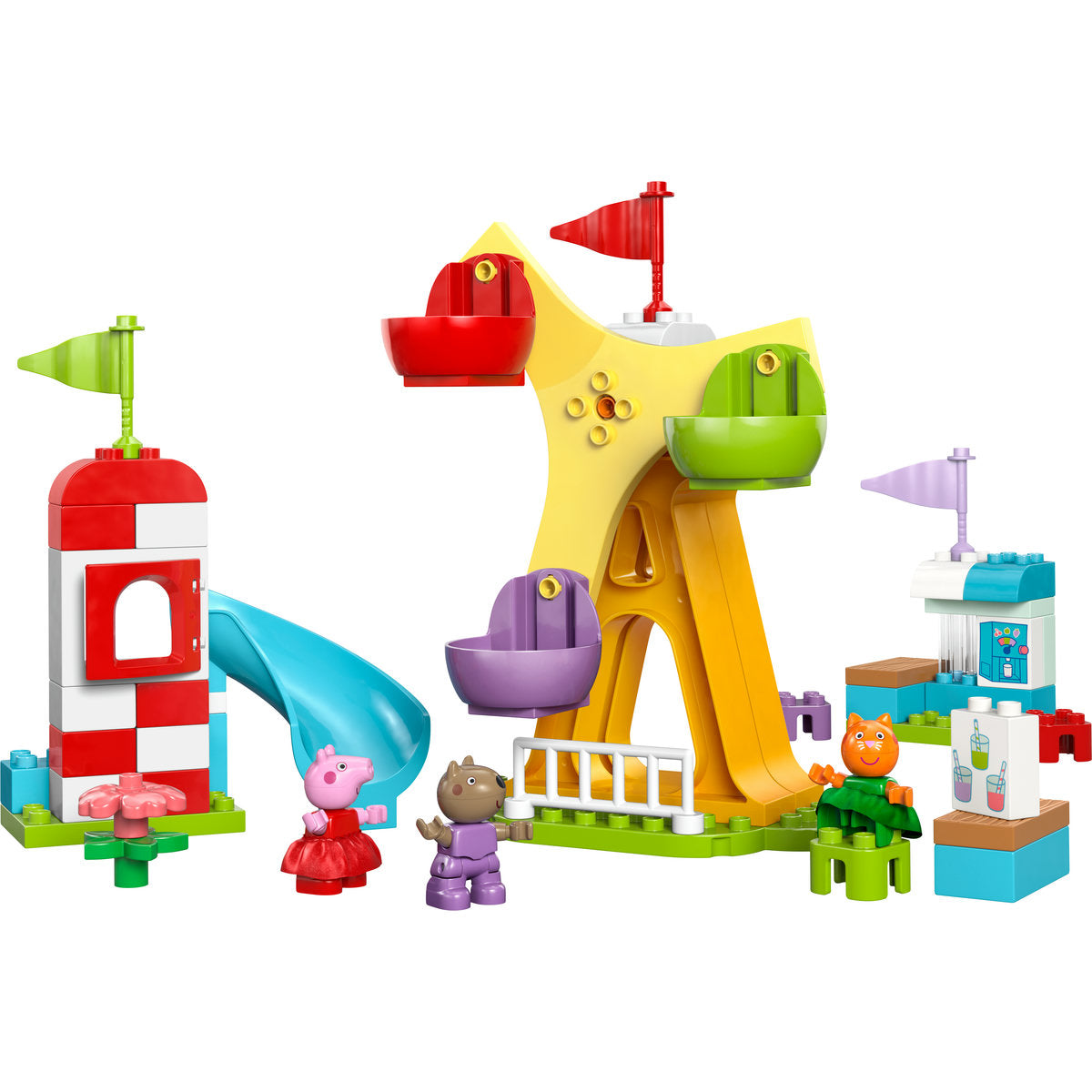 LEGO DUPLO Peppa Pig Funfair Toy with Figures 10453