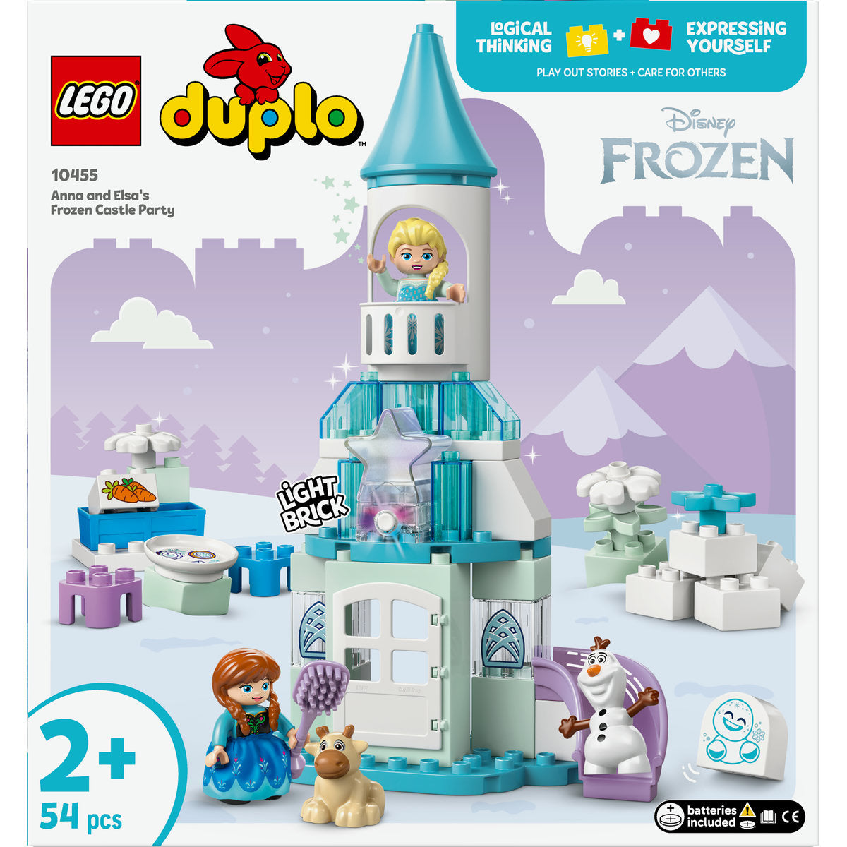 LEGO DUPLO Disney Anna and Elsa’s Frozen Castle Party Buildable Toddler Toy 10455