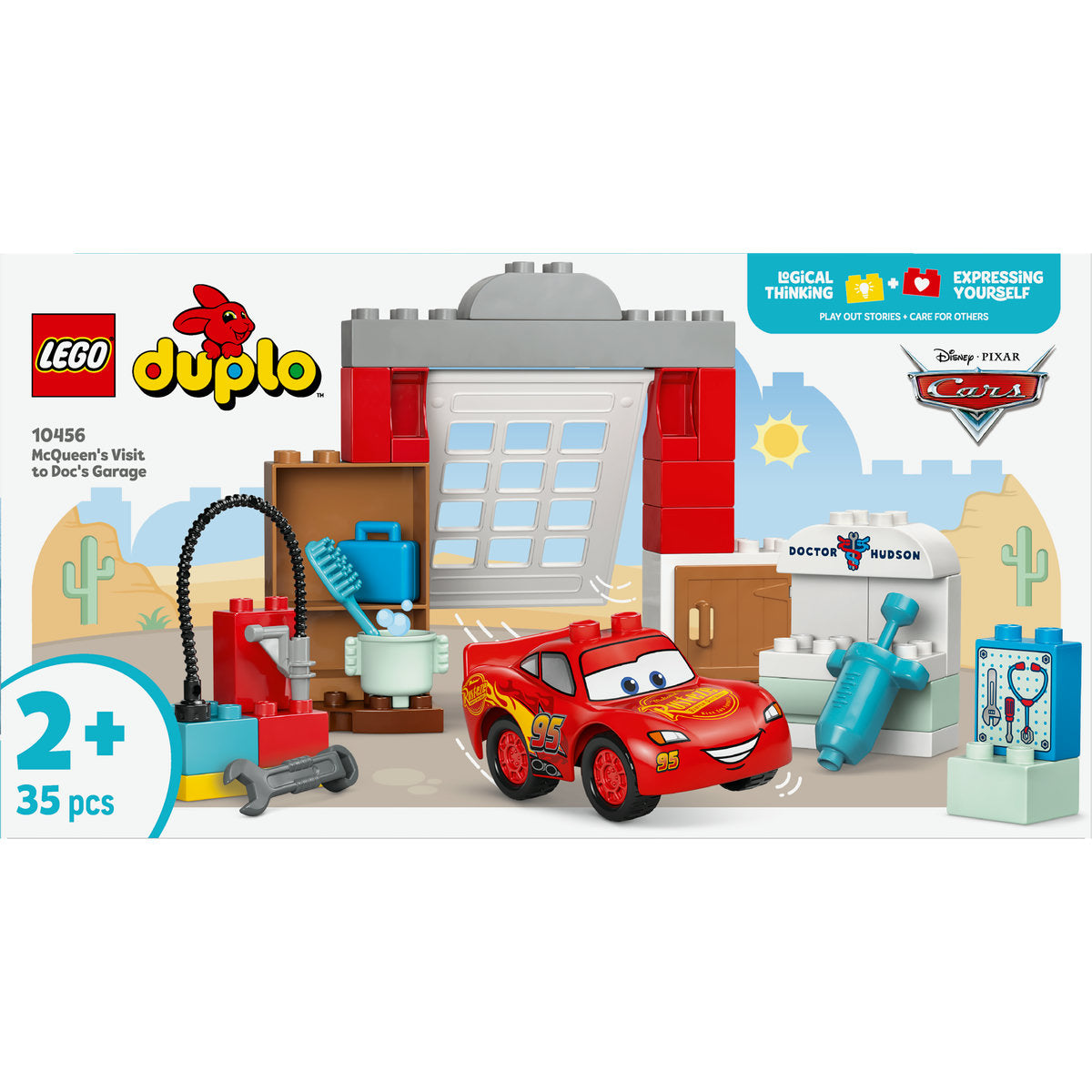 LEGO DUPLO Disney and Pixar Cars McQueen’s Visit to Doc’s Garage 10456