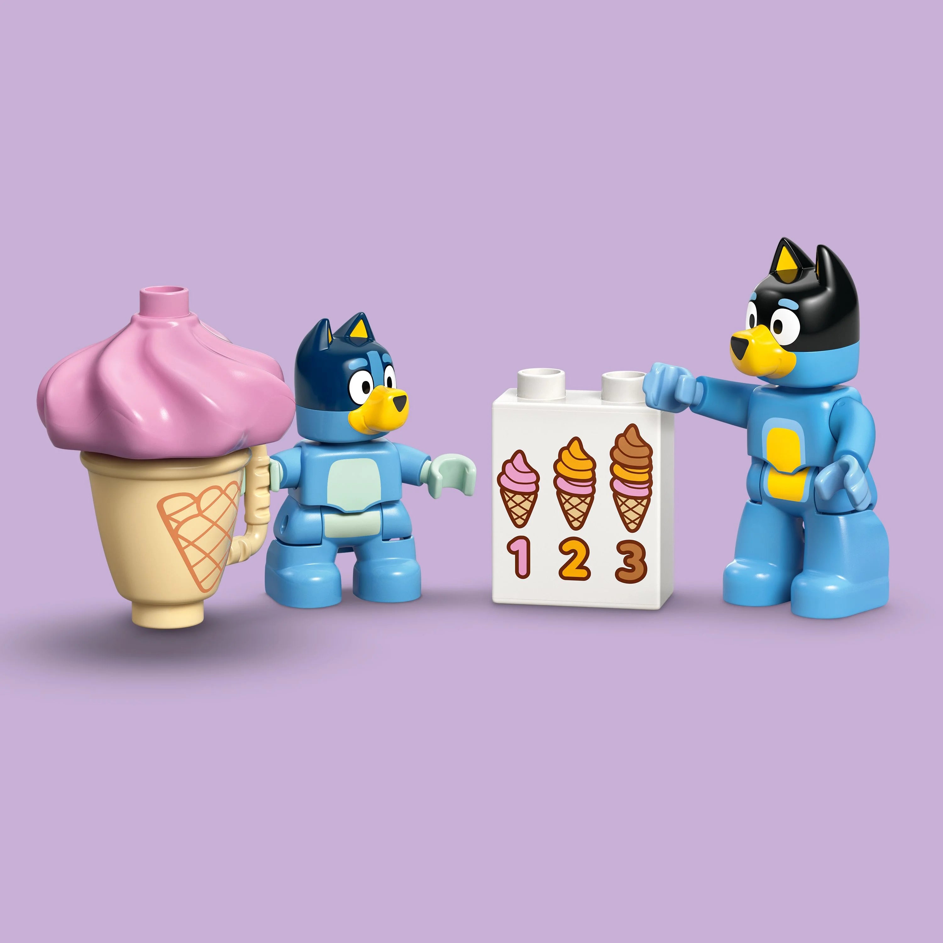 LEGO DUPLO Bluey Ice Cream Trip with Bluey Toy 10458