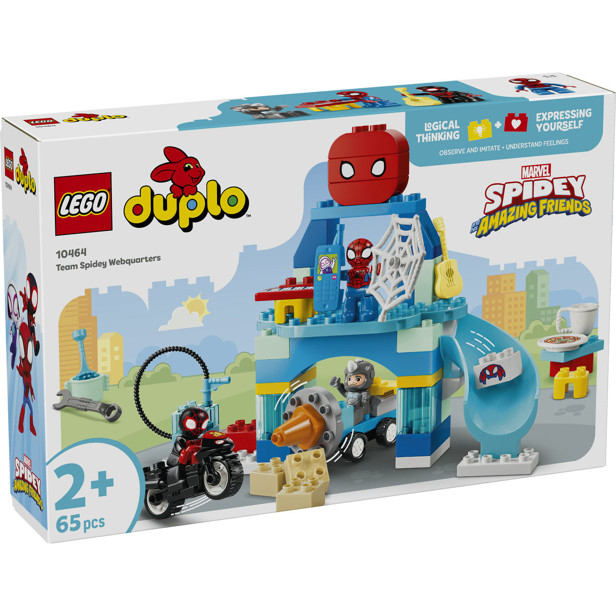 LEGO DUPLO Marvel Spidey Webquarters Building Set 10464