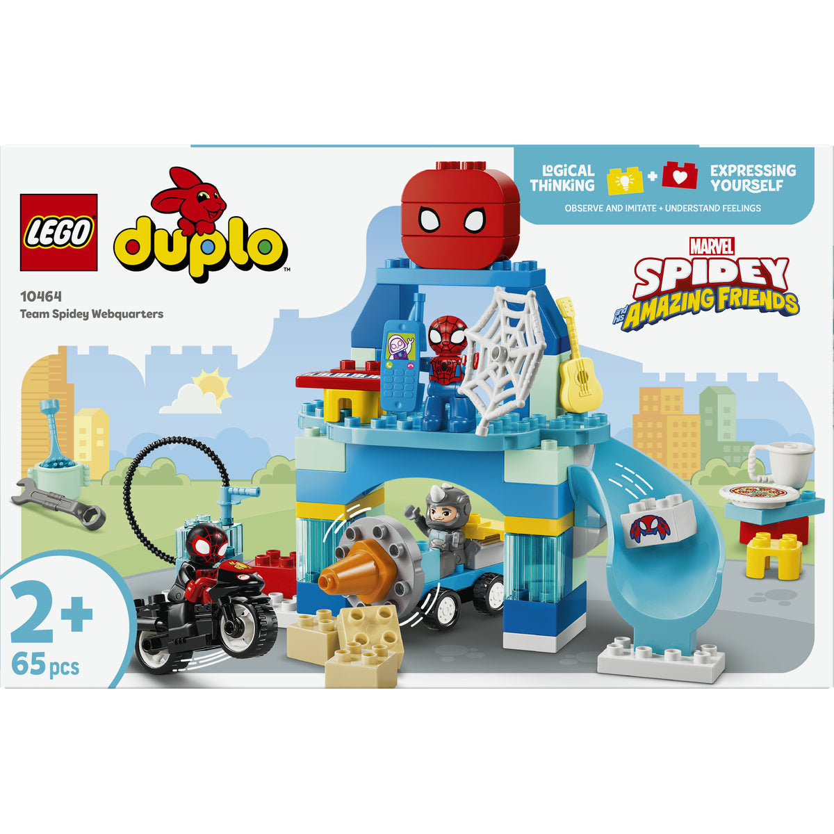 LEGO DUPLO Marvel Spidey Webquarters Building Set 10464