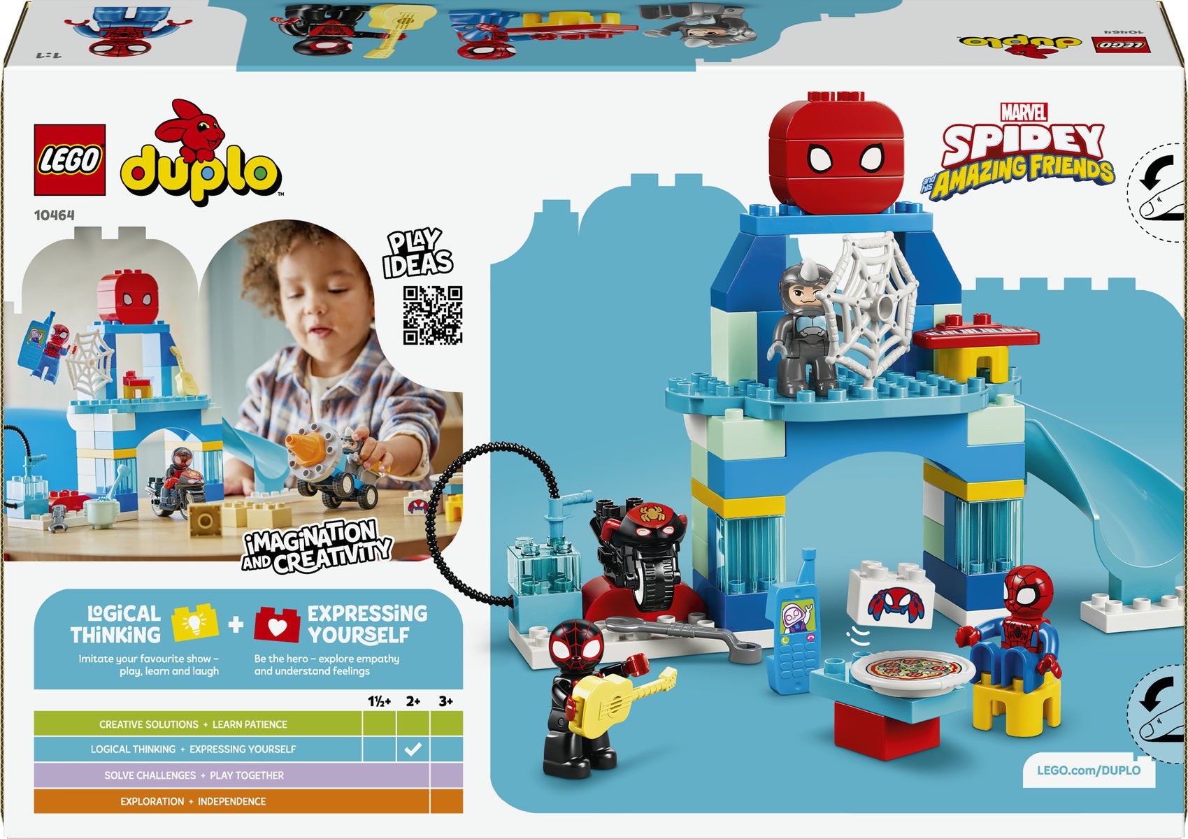 LEGO DUPLO Marvel Spidey Webquarters Building Set 10464